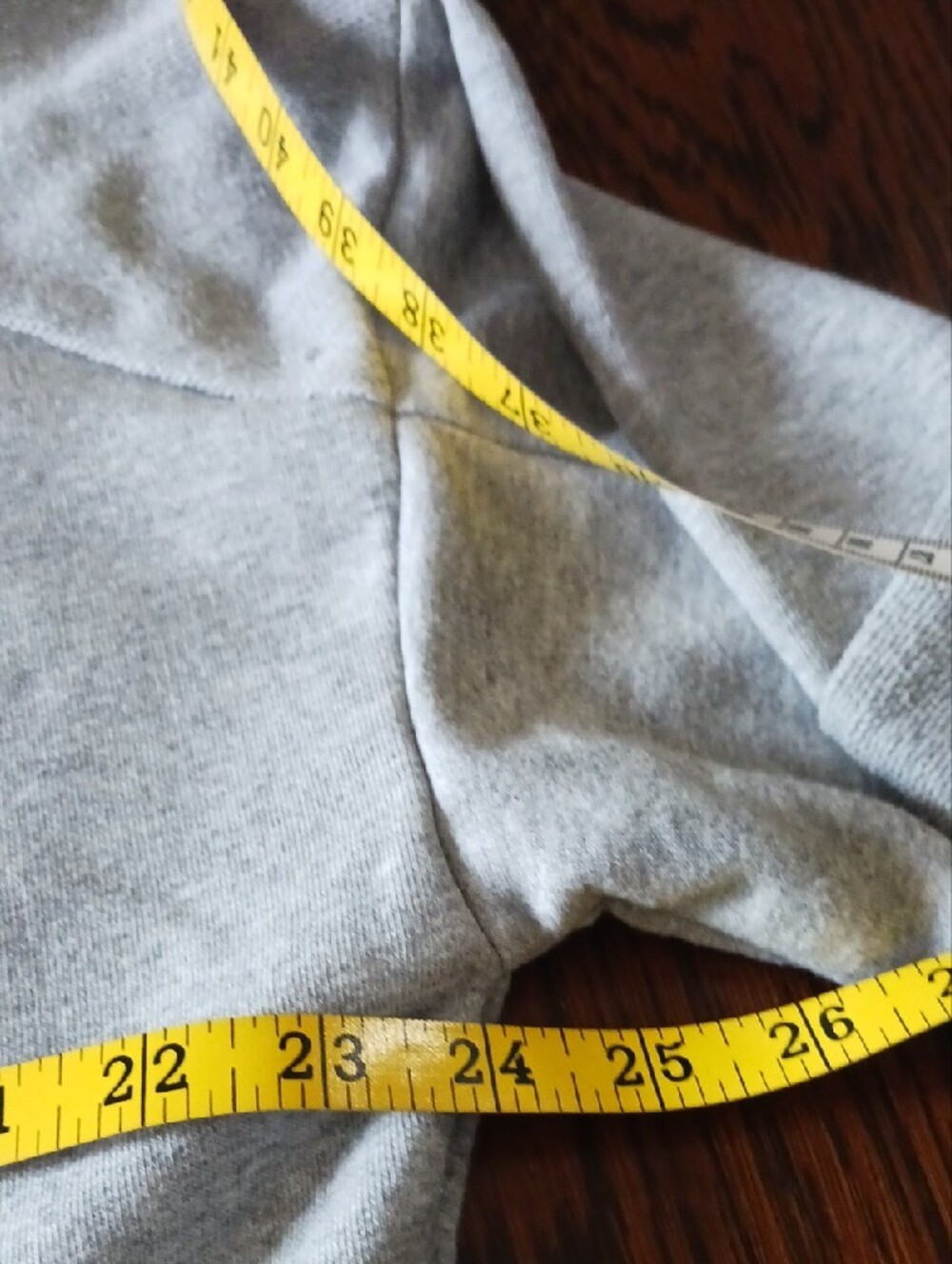 Belldini Light Gray Grommet-Front Pullover Hoodie - Picture 13 of 15